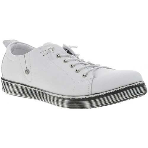 Andrea Conti Baskets basses en cuir Couleur Blanc 3 Andrea Conti Baskets basses en cuir Couleur Blanc